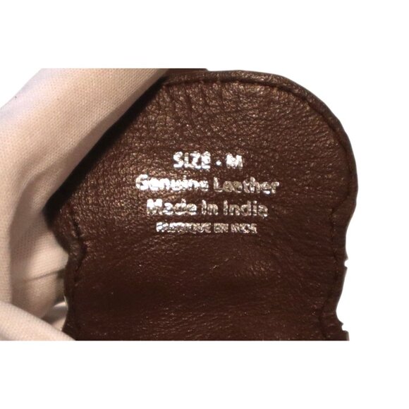 Anthropologie Jasper & Jeera Beaded Leather Waist Belt Boho Festival - Picture 3 of 6